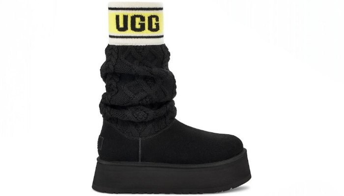 UGG Classic Sweater Letter
Boot 'Black' (Women's)