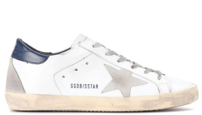 Golden Goose Super-Star 'White Royal Blue Grey Suede Patch' (Men's)